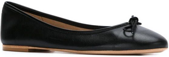 Sarah Chofakian leather ballerinas Zwart