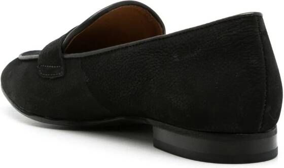 Sarah Chofakian Leren loafers Zwart