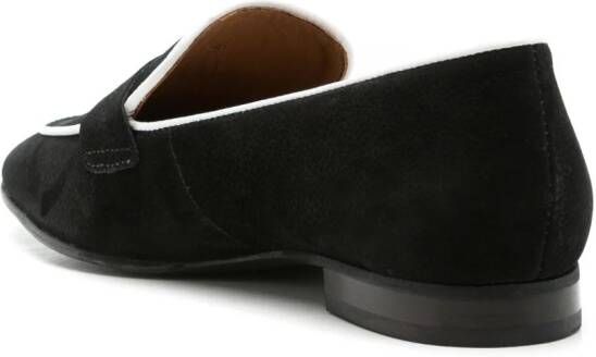 Sarah Chofakian Leren loafers Zwart
