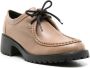 Sarah Chofakian Leren Oxford schoenen Bruin - Thumbnail 2