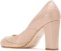 Sarah Chofakian Leren pumps Beige - Thumbnail 3