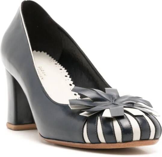 Sarah Chofakian Jacques 55mm leren pumps Blauw