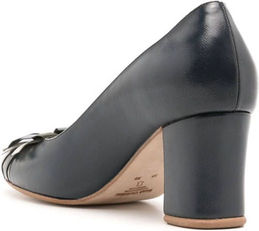 Sarah Chofakian Jacques 55mm leren pumps Blauw