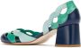 Sarah Chofakian Leren pumps Blauw - Thumbnail 3