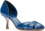 Sarah Chofakian Leren pumps Blauw - Thumbnail 2