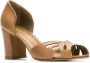 Sarah Chofakian leren pumps Bruin - Thumbnail 2