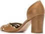 Sarah Chofakian leren pumps Bruin - Thumbnail 3