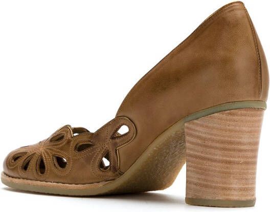 Sarah Chofakian leather pumps Bruin