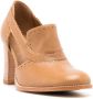 Sarah Chofakian Georges 75mm leren pumps Bruin - Thumbnail 2