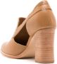 Sarah Chofakian Georges 75mm leren pumps Bruin - Thumbnail 3