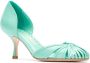 Sarah Chofakian Leren pumps Groen - Thumbnail 2