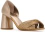 Sarah Chofakian Leren pumps Metallic - Thumbnail 2