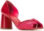 Sarah Chofakian Leren pumps Rood - Thumbnail 2