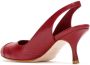 Sarah Chofakian Leren pumps Rood - Thumbnail 3