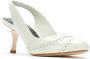 Sarah Chofakian Leren pumps Wit - Thumbnail 2