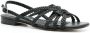 Sarah Chofakian Leren sandalen Zwart - Thumbnail 1