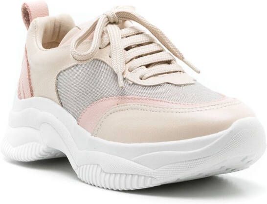 Sarah Chofakian Leren sneakers Beige