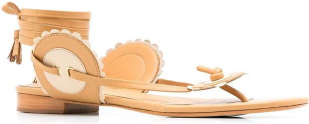Sarah Chofakian Life Style sandalen Geel
