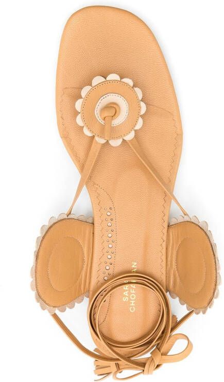 Sarah Chofakian Life Style sandalen Geel