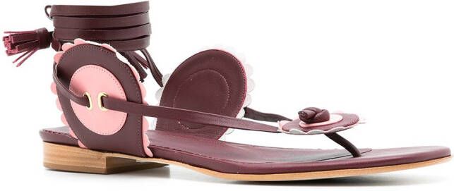 Sarah Chofakian Life Style sandalen Rood