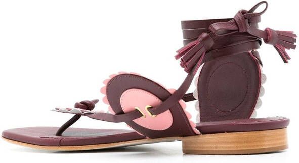 Sarah Chofakian Life Style sandalen Rood