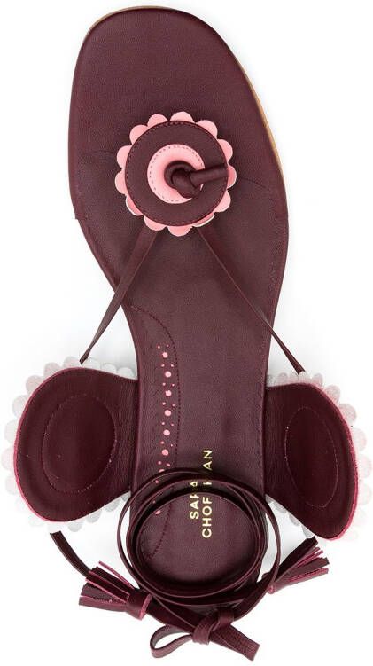 Sarah Chofakian Life Style sandalen Rood