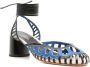 Sarah Chofakian Lilibet sandalen met enkelband Blauw - Thumbnail 2