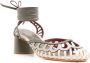 Sarah Chofakian Lilibet sandalen met enkelband Groen - Thumbnail 2