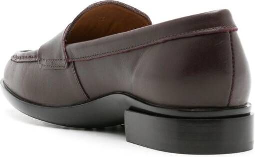 Sarah Chofakian Loafers met ronde neus Bruin