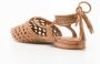 Sarah Chofakian Lovina geweven schoenen Bruin - Thumbnail 3
