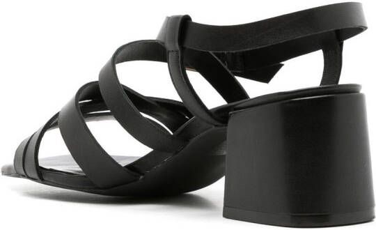 Sarah Chofakian Lygia sandalen met bandjes Zwart