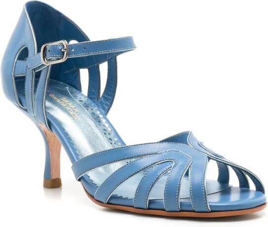 Sarah Chofakian Marcel uitgesneden sandalen Blauw