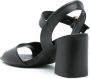 Sarah Chofakian Margaret leren sandalen Zwart - Thumbnail 2