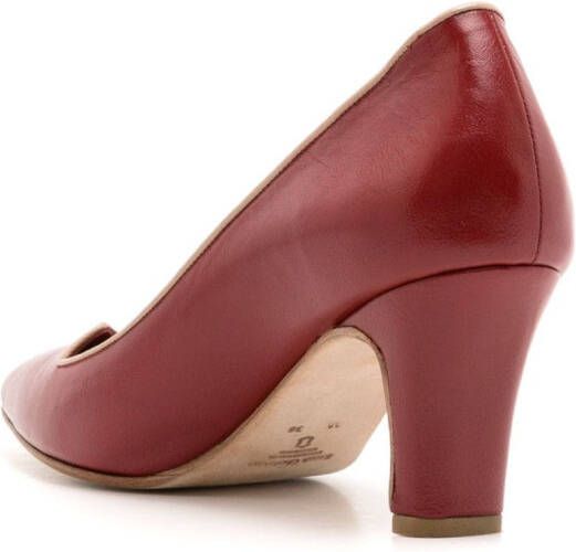 Sarah Chofakian Banoni 55mm leren pumps Rood