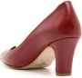 Sarah Chofakian Banoni 55mm leren pumps Rood - Thumbnail 3