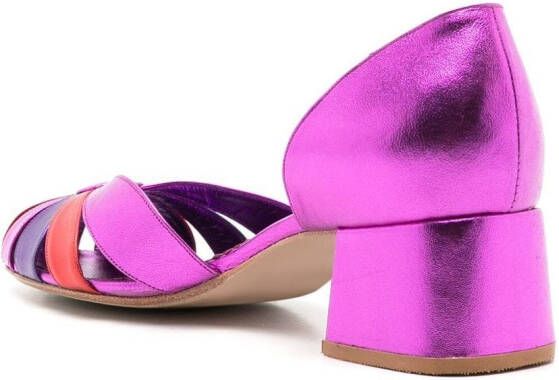 Sarah Chofakian Marjorie pumps met vlakken Roze