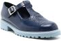 Sarah Chofakian Mary Janes van leer Blauw - Thumbnail 2