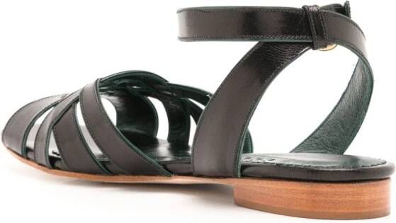 Sarah Chofakian Matisse sandalen met bandjes Zwart