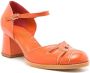 Sarah Chofakian Melaine uitgesneden sandalen Oranje - Thumbnail 2
