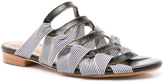 Sarah Chofakian Mia sandalen met bandje Blauw