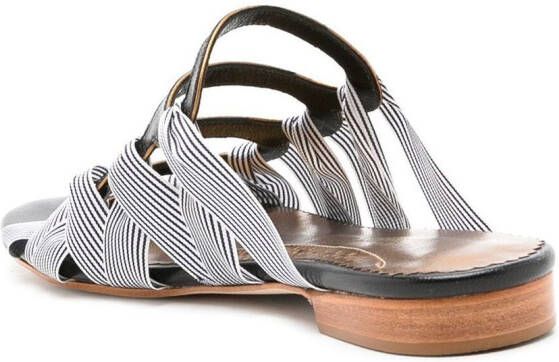 Sarah Chofakian Mia sandalen met bandje Blauw
