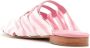 Sarah Chofakian Mia slippers met streepdetail Roze - Thumbnail 3