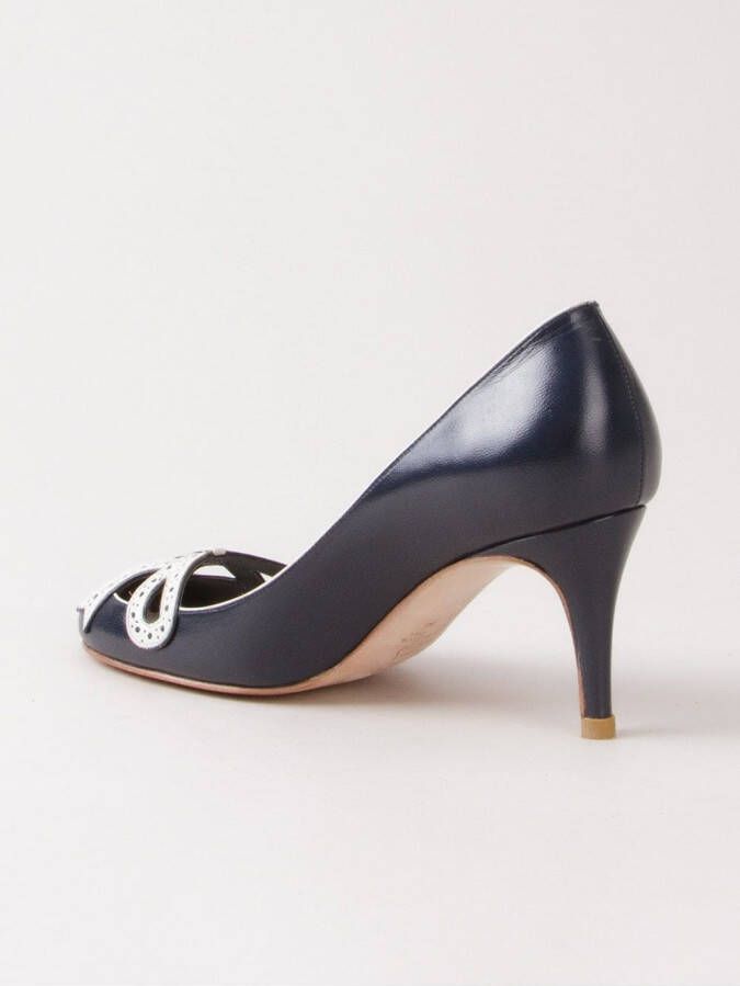 Sarah Chofakian mid-heel pumps Blauw