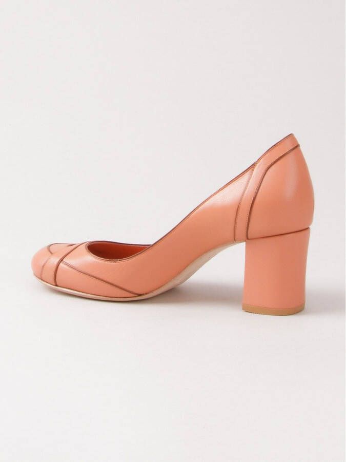 Sarah Chofakian mid-heel pumps Geel