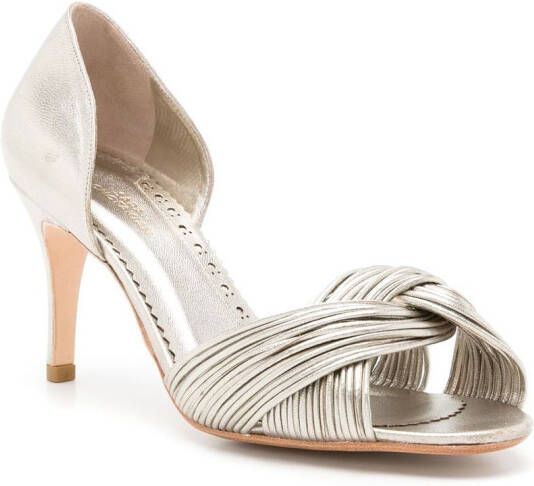 Sarah Chofakian mid-heel pumps Metallic