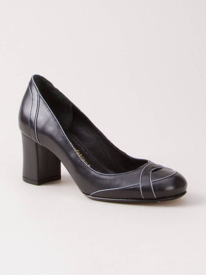 Sarah Chofakian mid-heel pumps Zwart