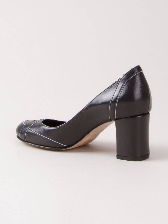 Sarah Chofakian mid-heel pumps Zwart