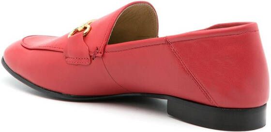 Sarah Chofakian Milao leren loafers Rood