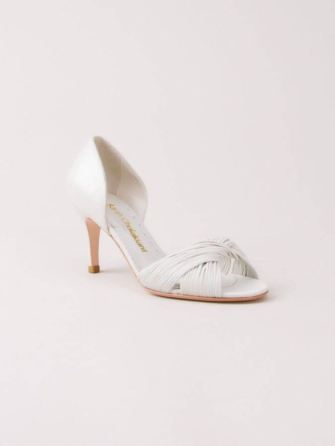 Sarah Chofakian open-toe pumps Wit