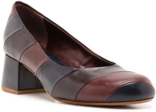 Sarah Chofakian Murakami leren pumps Bruin